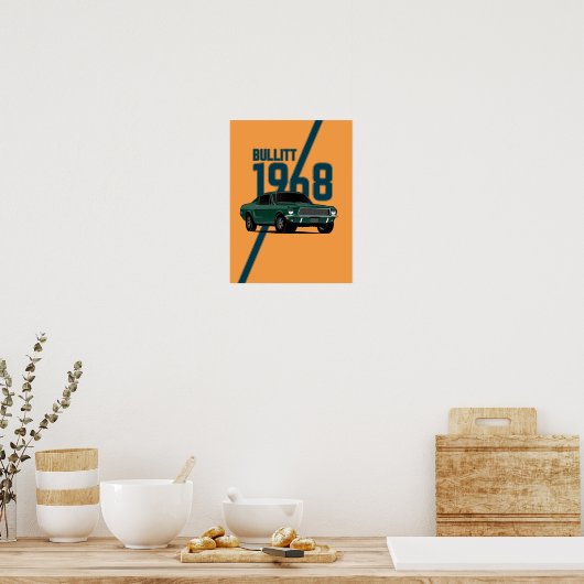 1968 Mustang Poster (Keuken)
