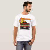 1968 Plymouth Barracuda Classic Car Tshirt (Voorkant volledig)