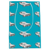 1968 Plymouth Roadrunner Muscle Illustratie van de Medium Cadeauzakje (Voorkant)