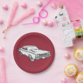 1968 Plymouth Roadrunner Muscle Illustratie van de Papieren Bordje (Feest)