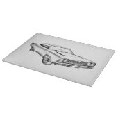 1968 Plymouth Roadrunner Muscle Illustratie van de Snijplank (Hoek)