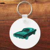 1968 Podemopaar blauw mopar Sleutelhanger (Voorkant)