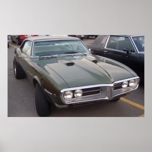 1968 Pontiac Firebird Hardtop Poster (Voorkant)