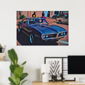 1968 Pontiac Firebird Poster (Thuiskantoor)