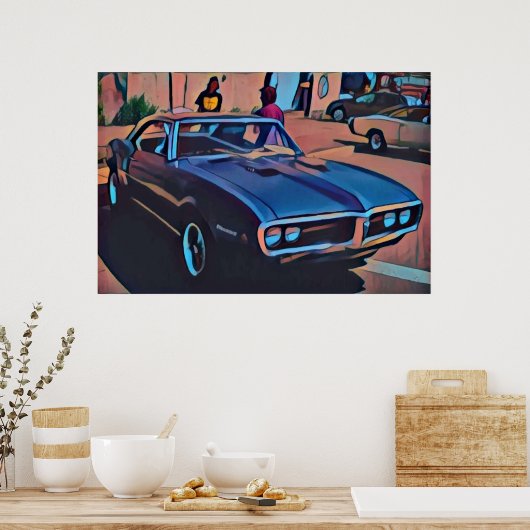 1968 Pontiac Firebird Poster (Keuken)