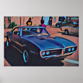 1968 Pontiac Firebird Poster (Voorkant)