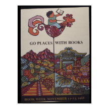 1968 Poster van de boekweek van kinderen