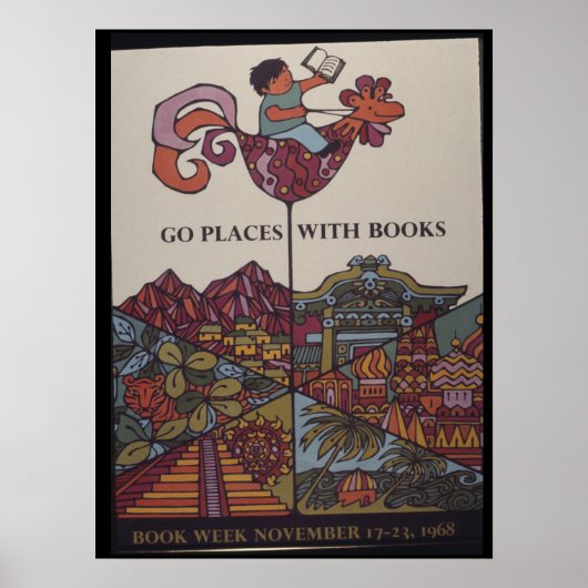1968 Poster van de boekweek van kinderen (Voorkant)