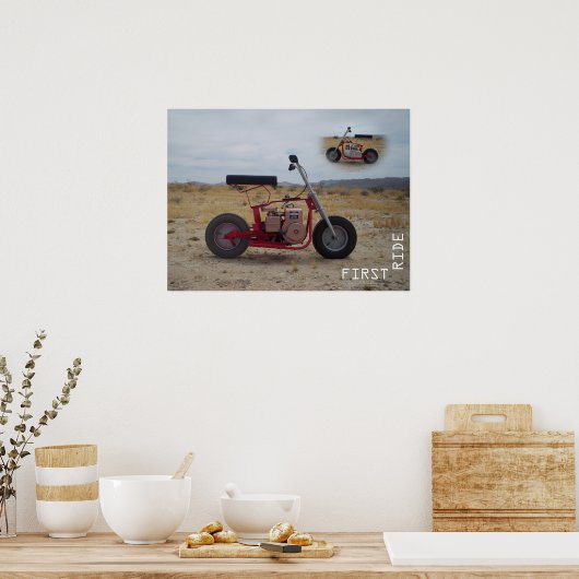 1968 Powell Challenge Mini Bike Poster (Keuken)