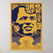 1968 "Standing Room Only" RFK Psychedelic Poster (Voorkant)