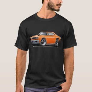 1968 Super Bee Oranje-Black Wide Stripe T-shirt