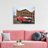 1968 Super Sport Chevy Camaro Canvas Afdruk (Insitu (Woonkamer))