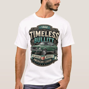 1968 Timeless Bullitt Klassiek Heren Basic T-shirt