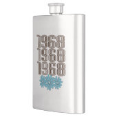 1968 Vredesteken Aqua Hippie Flower Power Flacon (Links)