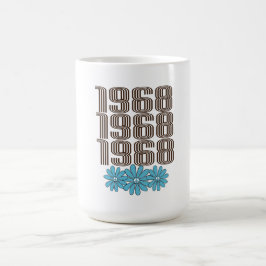 1968 Vredesteken Aqua Hippie Flower Power Magische Mok