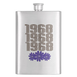 1968 Vredesteken Hippie Flower Power Paarse Flacon