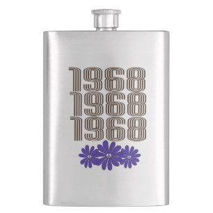 1968 Vredesteken Hippie Flower Power Paarse Flacon