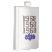 1968 Vredesteken Hippie Flower Power Paarse Flacon (Rechts)