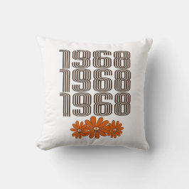 1968 Vredesteken Sinaasappel Hippy Flower Power Kussen