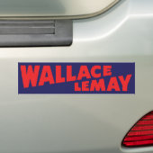 1968 Wallace Lemay Vintage Bumpersticker (Op auto)