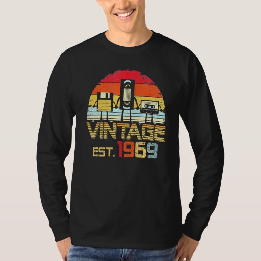 1969 53e verjaardag t-shirt (Voorkant)