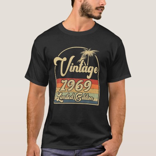  1969 53Rd Birthday Limited Edition 53 Year T-shirt (Voorkant)