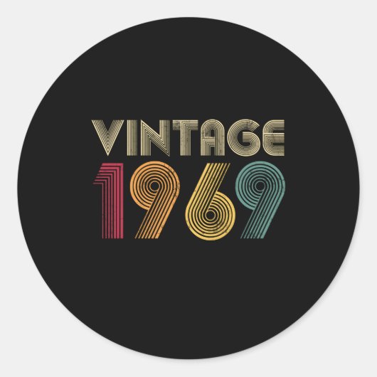 1969 54e 54 ronde sticker (Voorkant)