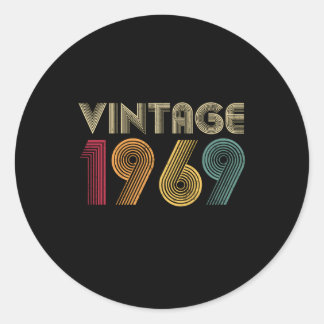 1969 54e 54 ronde sticker