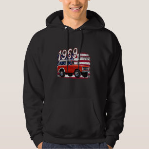 1969 69 Bronco SUV Auto Hoodie