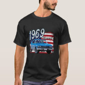 1969,69,Chevelle,SS,396,4th,of,July,american T-shirt (Voorkant)