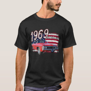 1969 69 Impala Lowrider SS 4th Of July Amerikaans T-shirt