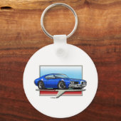 1969 Blue Cutlass Sleutelhanger (Voorkant)