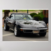 1969 C3 Corvette cabriolet Poster (Voorkant)