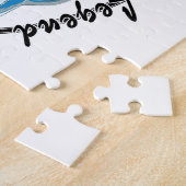 1969 Camaro blauw Legpuzzel (Zijkant)