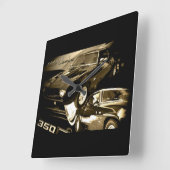 1969 Camaro Clock Vierkante Klok (Hoek)