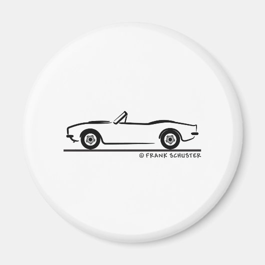 1969 Camaro Convertible Magneet (Voorkant)