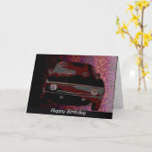 1969 Camaro, Gelukkige Verjaardag Kaart (Gele Bloem)