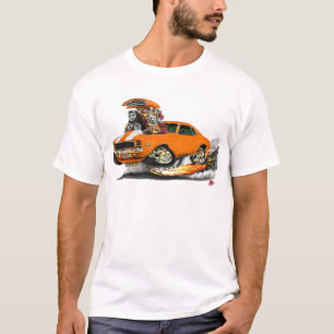 1969 Camaro RS SS Oranje-witte auto T-shirt