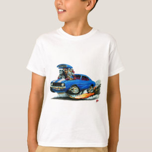 1969 Camaro SS Blue-White Car T-shirt