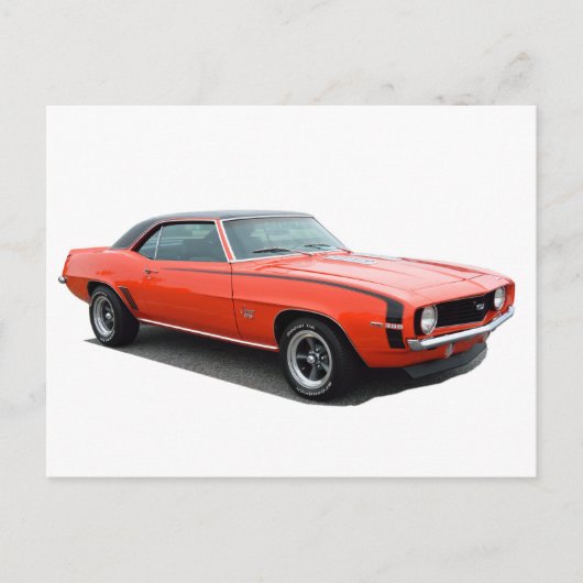 1969 Camaro SS Briefkaart (Voorkant)