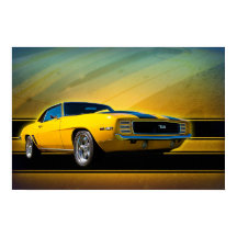 1969 Camaro SS Poster