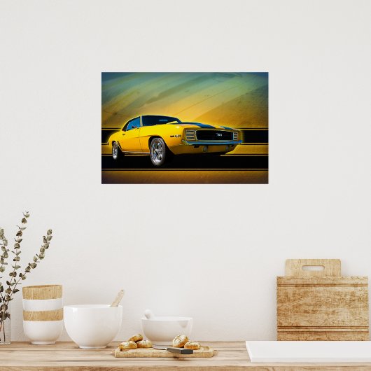 1969 Camaro SS Poster (Keuken)