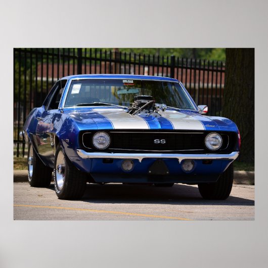 1969 Camaro SS Poster (Voorkant)