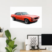 1969 Camaro SS Poster (Thuiskantoor)