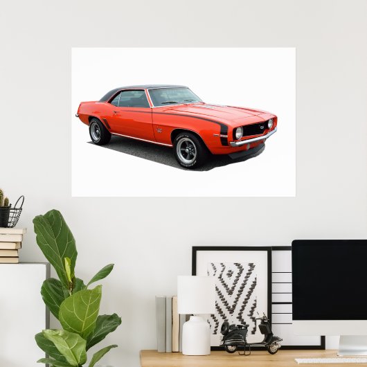 1969 Camaro SS Poster (Thuiskantoor)