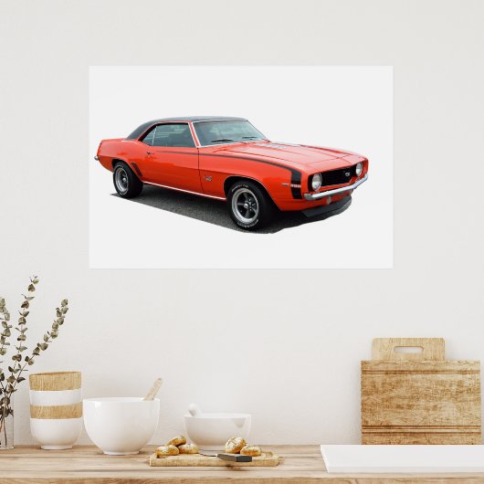 1969 Camaro SS Poster (Keuken)
