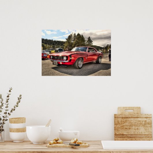 1969 Camaro SS Print (Keuken)