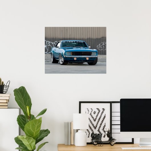 1969 Camaro SS Print (Thuiskantoor)