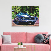 1969 Camaro SS Super Sport Spierauto Canvas Afdruk (Insitu (Woonkamer))