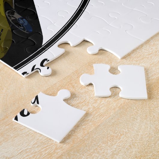 1969 CAMARO Z28 GEEL LEGPUZZEL (Zijkant)